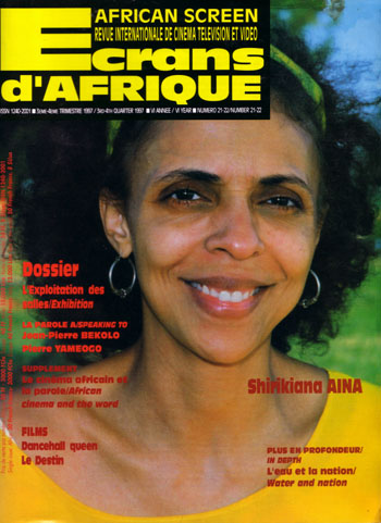 ECRANS DAFRIQUE magazine side cover Issue 21-22 July 1997