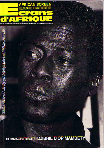 ECRANS DAFRIQUE magazine side cover Issue 24 July 1998