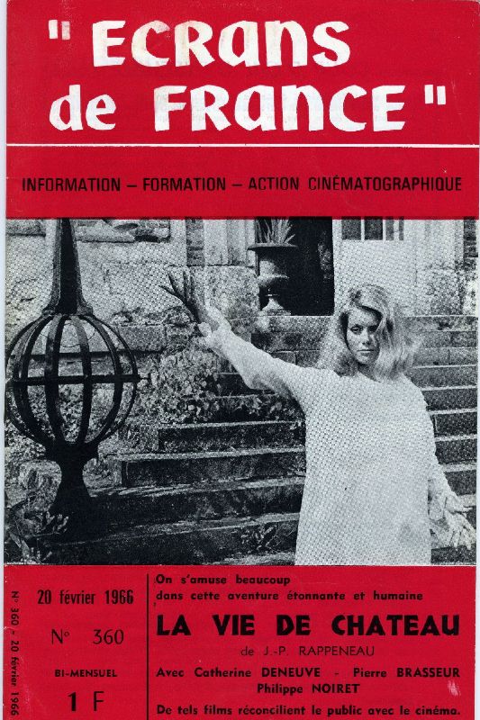 ECRANS DE FRANCE magazine side cover Issue 360 20 February 1966