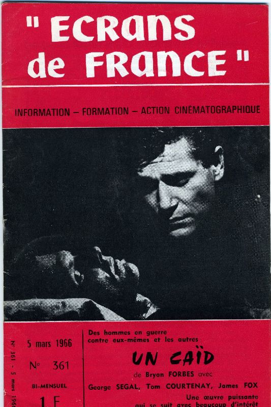 ECRANS DE FRANCE magazine side cover Issue 361 5 March 1966