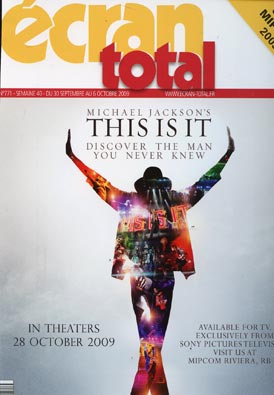 ECRAN TOTAL magazine side cover Issue 771 30 September 2009