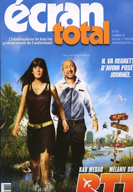 ECRAN TOTAL magazine side cover Issue 776 4 November 2009