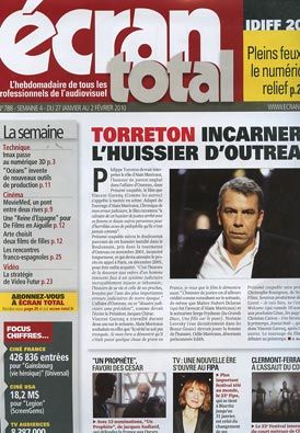 ECRAN TOTAL magazine side cover Issue 788 27 January 2010
