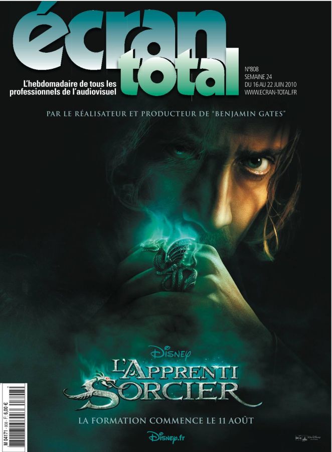 ECRAN TOTAL magazine side cover Issue 808 16 June 2010