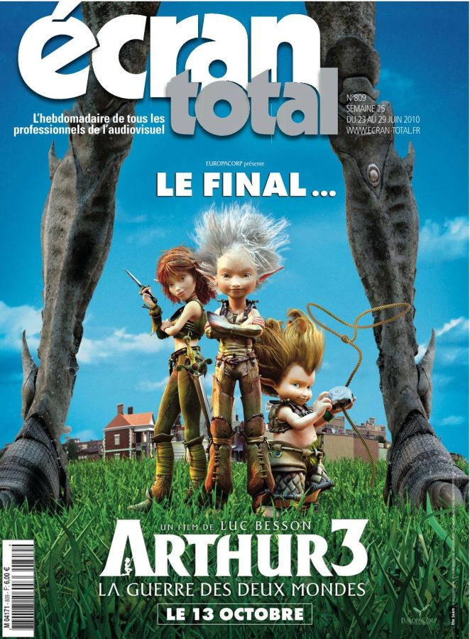 ECRAN TOTAL magazine side cover Issue 809 23 June 2010
