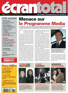 ECRAN TOTAL magazine side cover Issue 839 16 February 2011