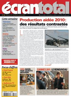 ECRAN TOTAL magazine side cover Issue 848 20 April 2011