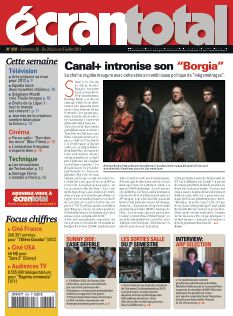 ECRAN TOTAL magazine side cover Issue 858 29 June 2011