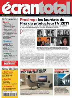 ECRAN TOTAL magazine side cover Issue 877 7 December 2011