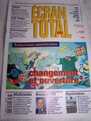 ECRAN TOTAL magazine side cover Issue 137 31 July 1996