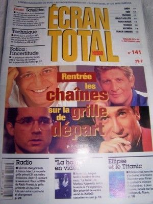 ECRAN TOTAL magazine side cover Issue 141 28 August 1996