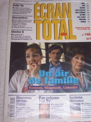 ECRAN TOTAL magazine side cover Issue 149 23 October 1996