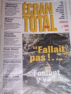 ECRAN TOTAL magazine side cover Issue 150 30 October 1996
