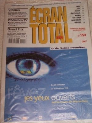 ECRAN TOTAL magazine side cover Issue 153 20 November 1996