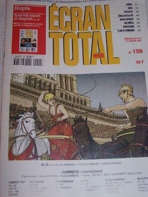 ECRAN TOTAL magazine side cover Issue 159 1 January 1997