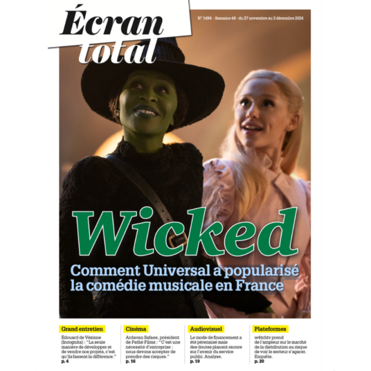 ECRAN TOTAL magazine side cover 27 November 2024