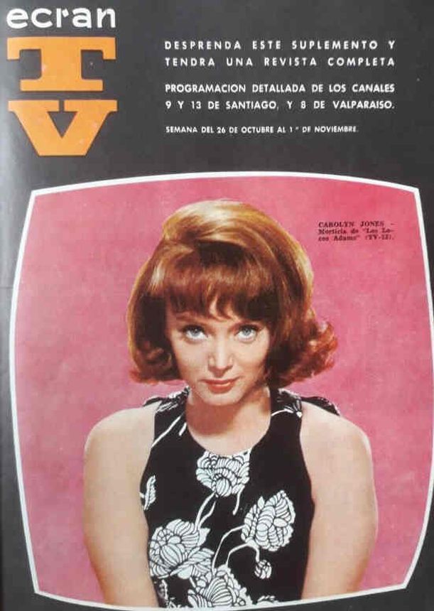 ECRAN TV magazine side cover 26 October 1965