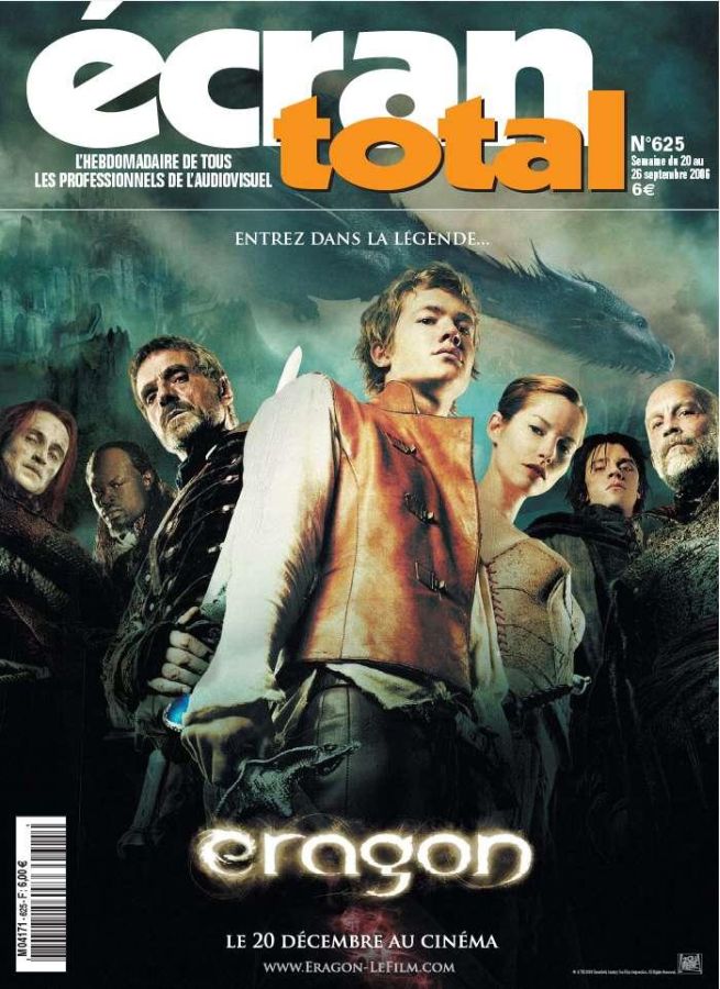 ECRAN TOTAL magazine side cover Issue 625 20 September 2006