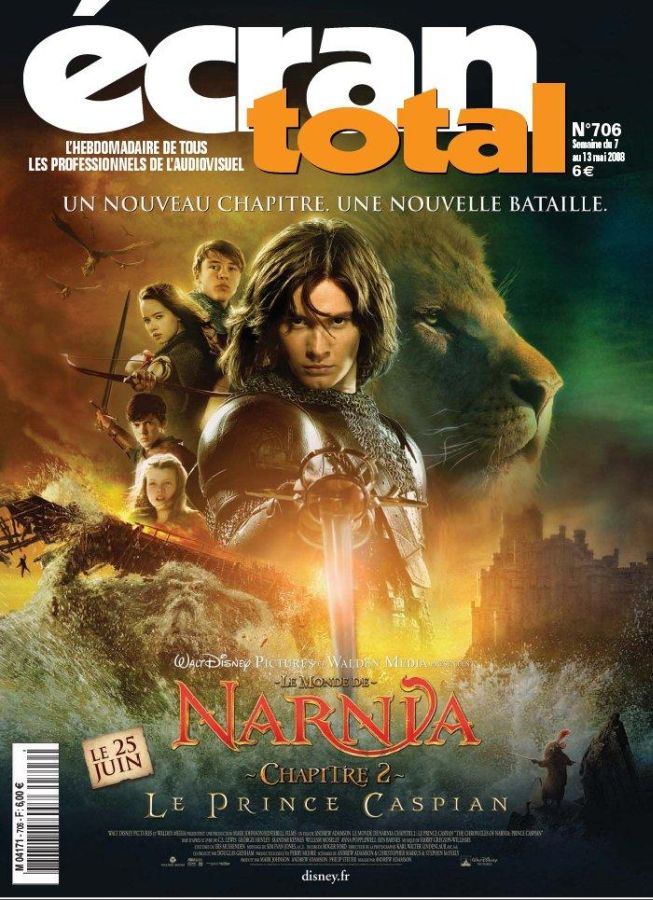 ECRAN TOTAL magazine side cover Issue 706 7 May 2008
