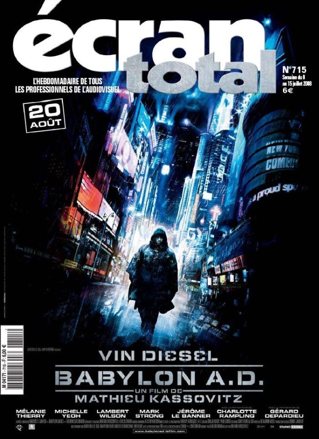 ECRAN TOTAL magazine side cover Issue 715 9 July 2008