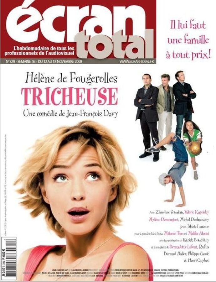 ECRAN TOTAL magazine side cover Issue 729 12 November 2008