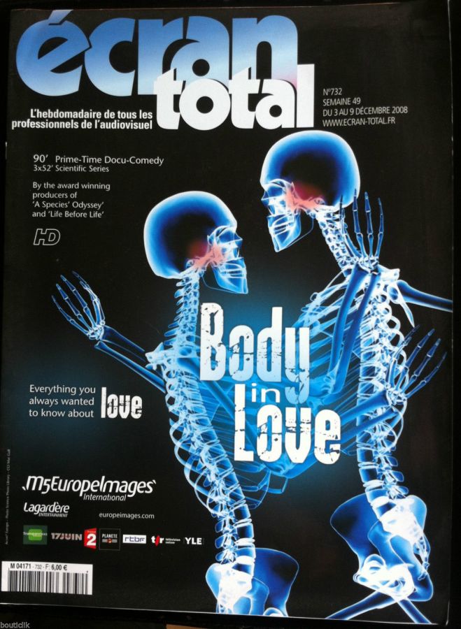 ECRAN TOTAL magazine side cover Issue 732 3 December 2008