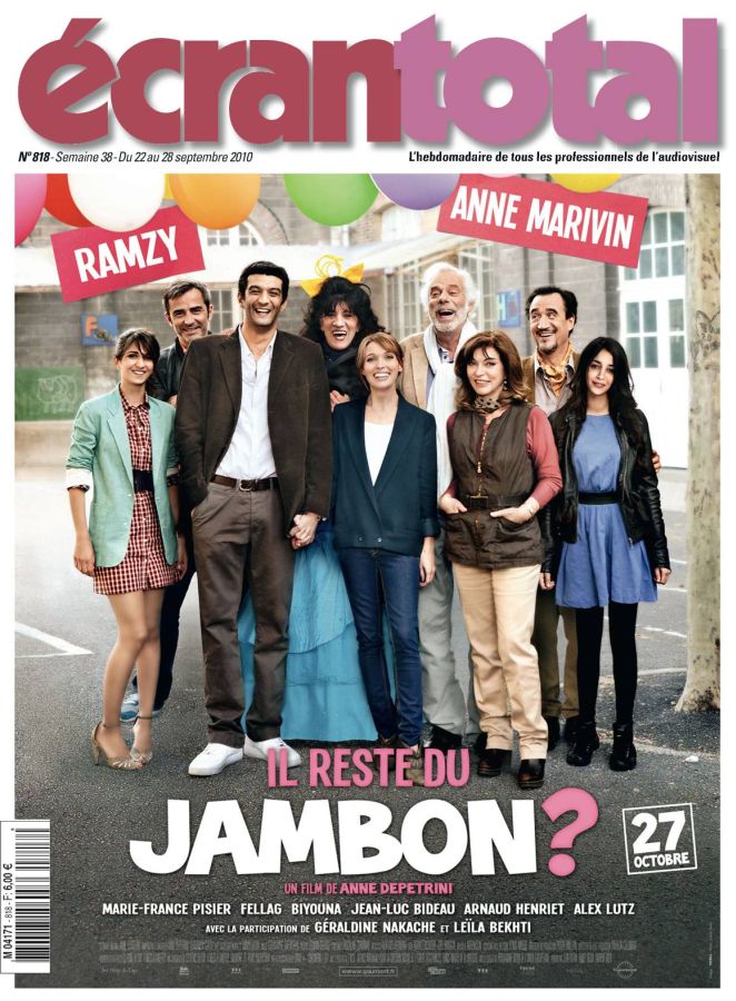 ECRAN TOTAL magazine side cover Issue 818 22 September 2010