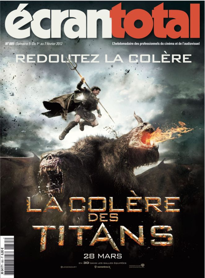 ECRAN TOTAL magazine side cover Issue 885 1 February 2012