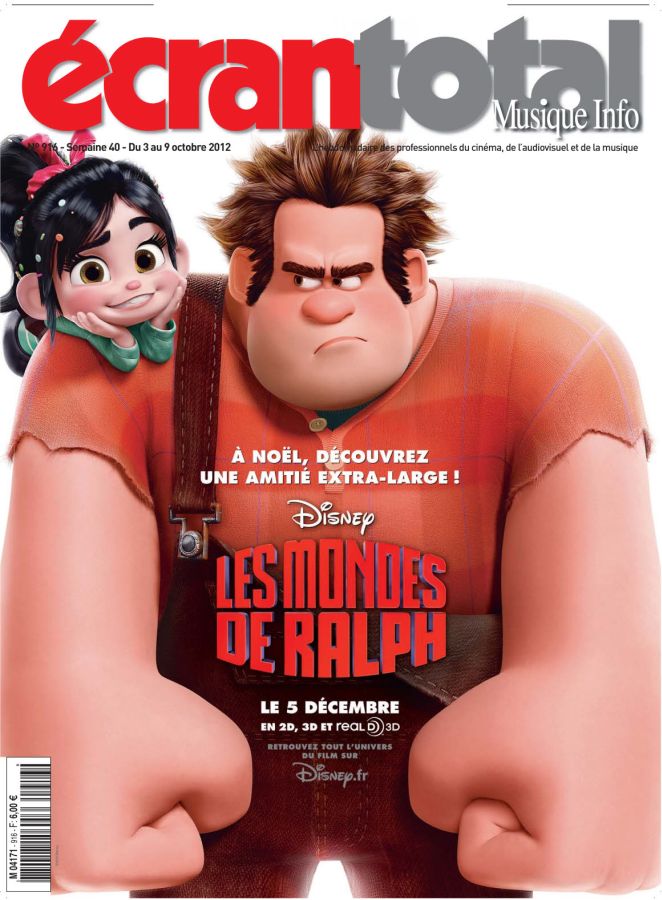 ECRAN TOTAL magazine side cover Issue 916 3 October 2012