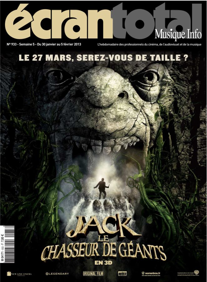 ECRAN TOTAL magazine side cover Issue 933 30 January 2013