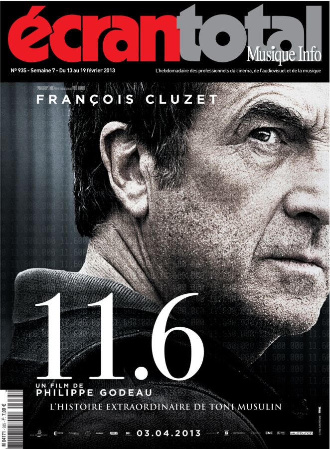 ECRAN TOTAL magazine side cover Issue 935 13 February 2013