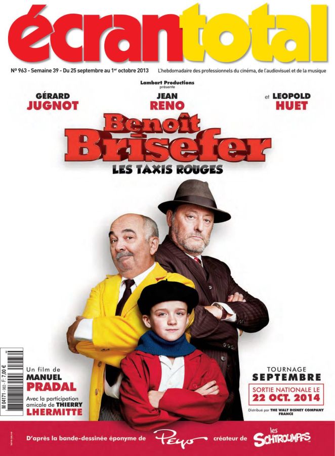 ECRAN TOTAL magazine side cover Issue 963 25 September 2013