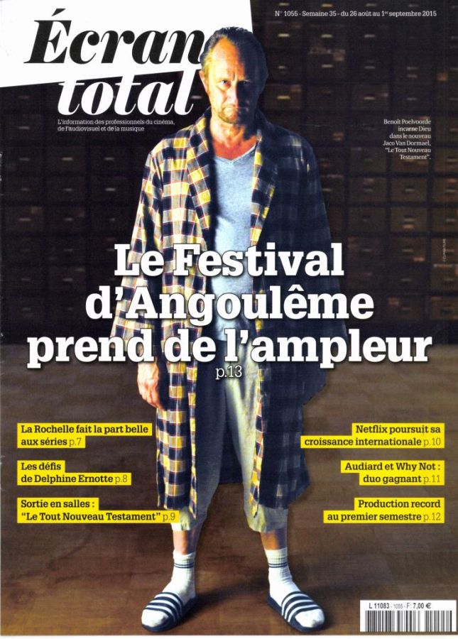 ECRAN TOTAL magazine side cover Issue 1055 26 August 2015