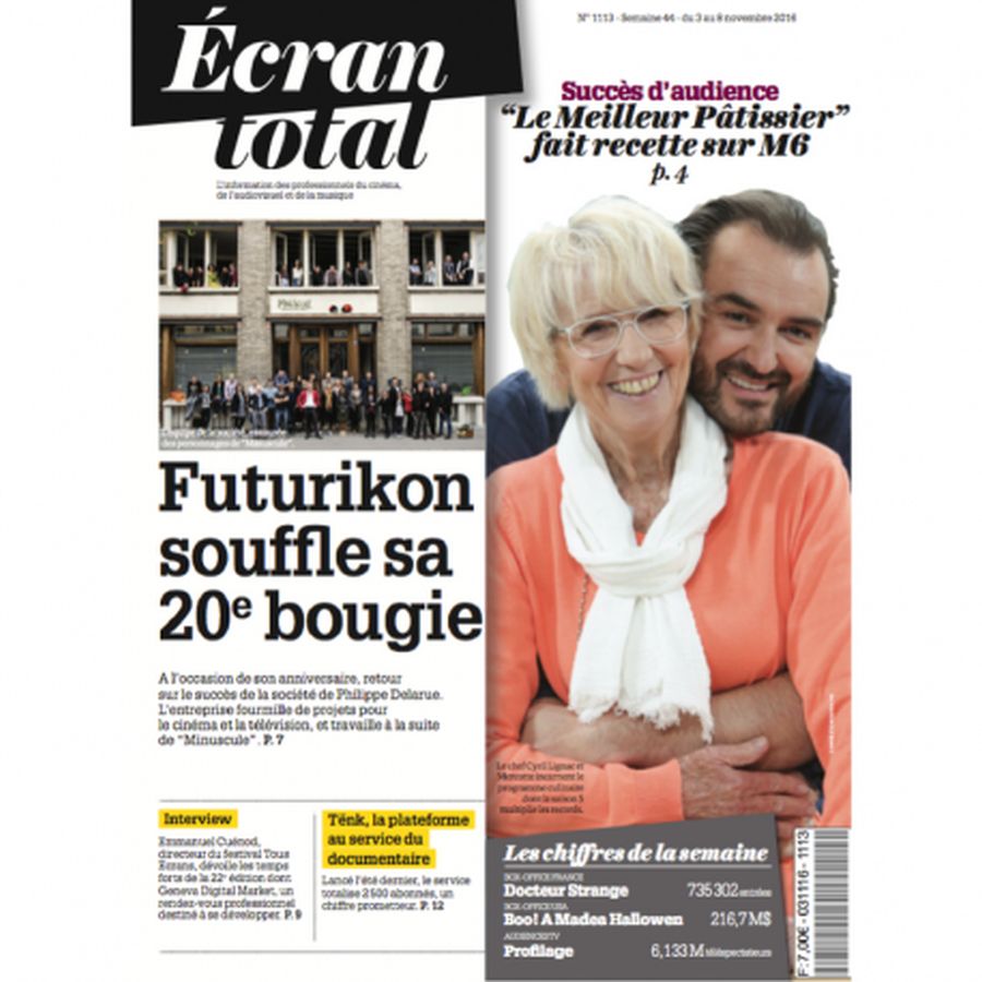 ECRAN TOTAL magazine side cover Issue 1113 3 November 2016