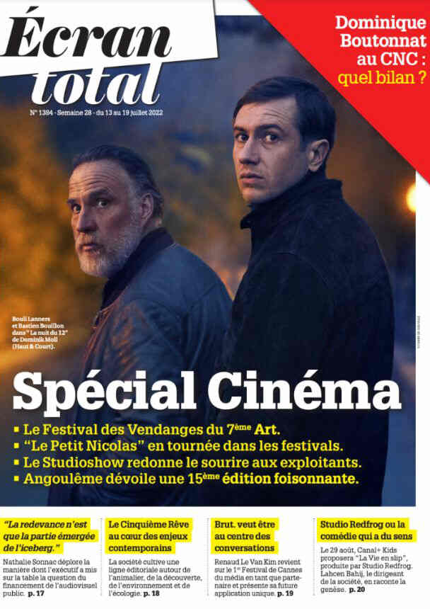 ECRAN TOTAL magazine side cover Issue 1384 13 July 2022
