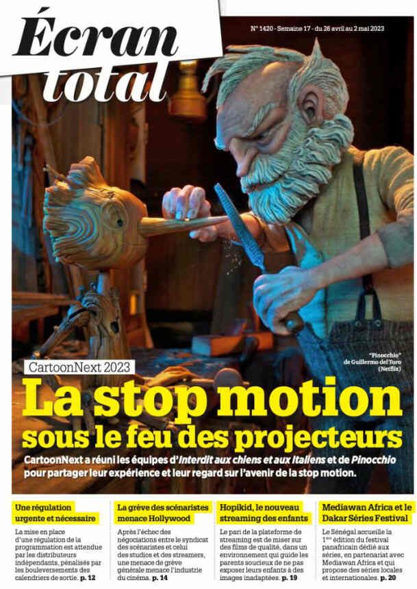 ECRAN TOTAL magazine side cover Issue 1420 26 April 2023