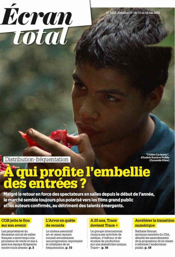 ECRAN TOTAL magazine side cover Issue 1422 10 May 2023