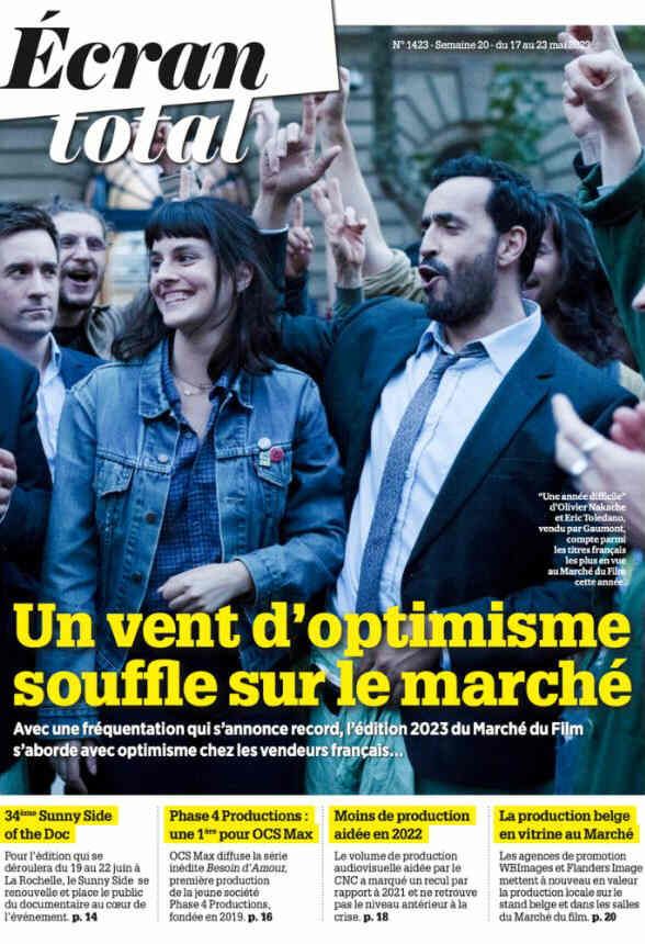 ECRAN TOTAL magazine side cover Issue 1423 17 May 2023