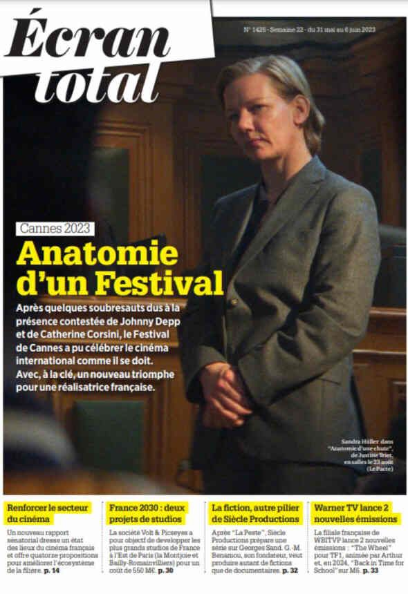 ECRAN TOTAL magazine side cover Issue 1425 31 May 2023