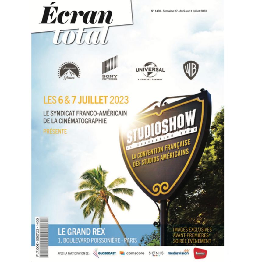 ECRAN TOTAL magazine side cover 5 July 2023