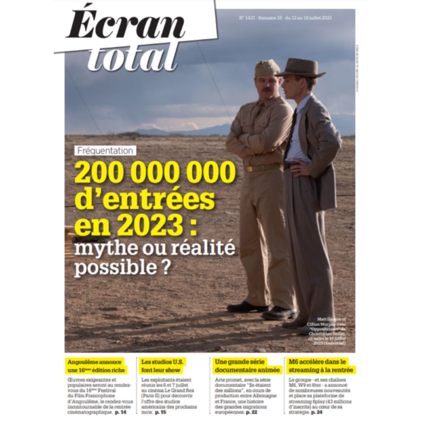 ECRAN TOTAL magazine side cover 12 July 2023