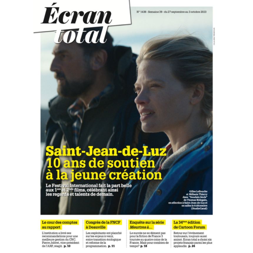 ECRAN TOTAL magazine side cover 27 September 2023