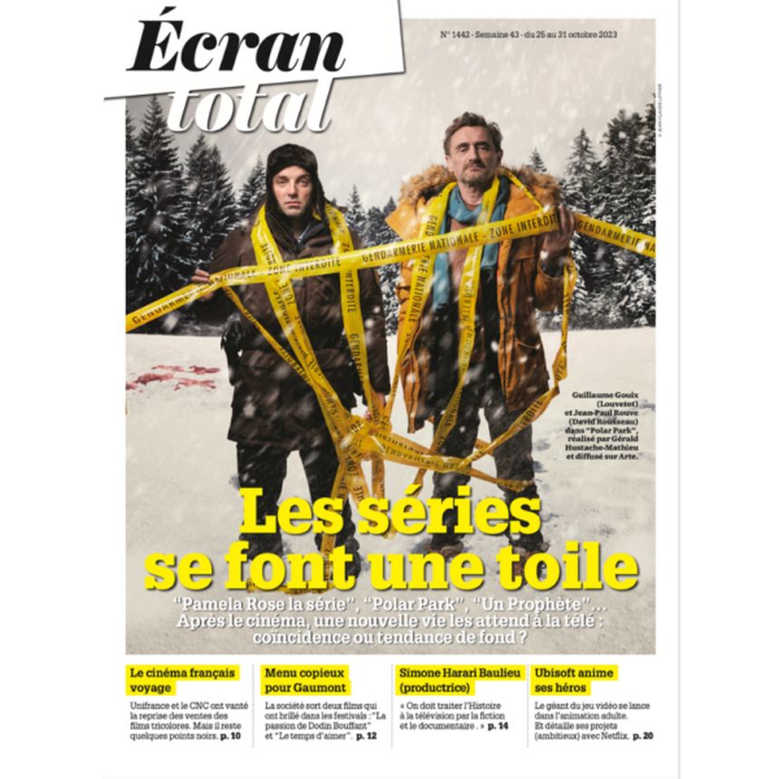 ECRAN TOTAL magazine side cover 25 October 2023