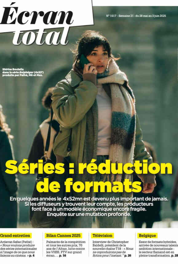 ECRAN TOTAL magazine side cover 28 May 2025