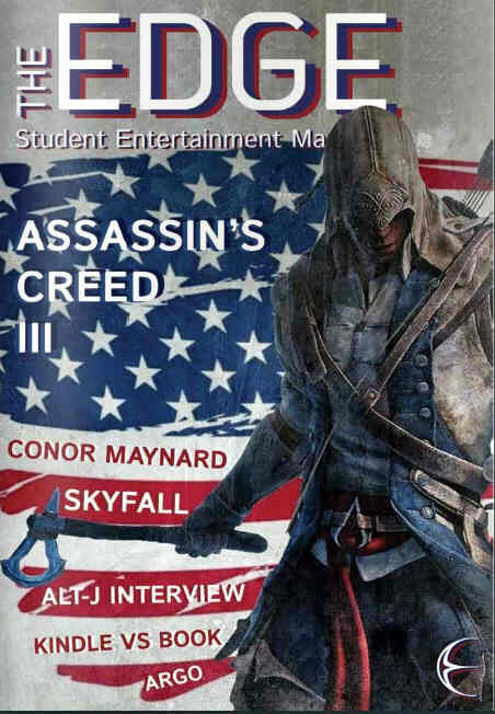 EDGE |THE magazine side cover Issue 10 November 2012