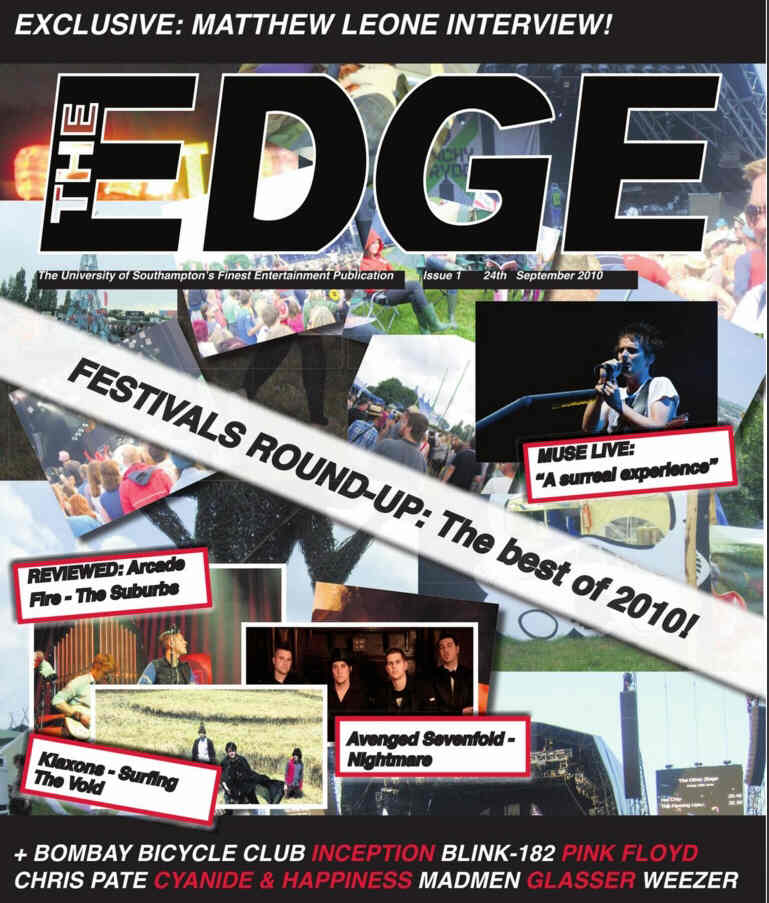 EDGE |THE magazine side cover Issue 1 24 September 2010