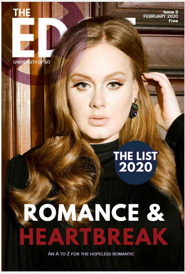 EDGE |THE magazine side cover Issue 3  February 2020