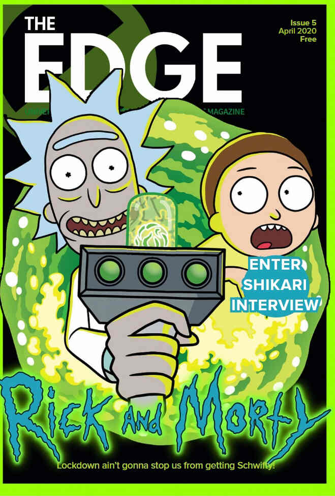 EDGE |THE magazine side cover Issue 5  April 2020