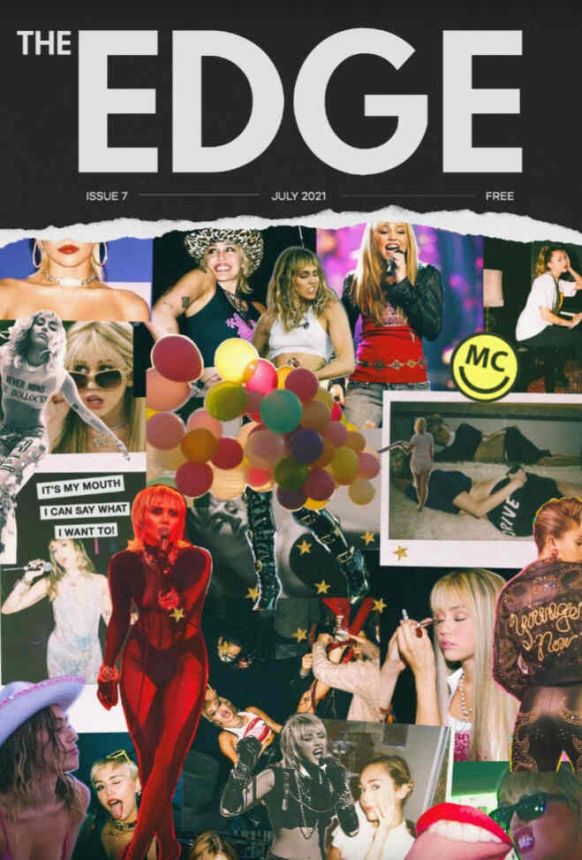 EDGE |THE magazine side cover Issue 7  July 2021