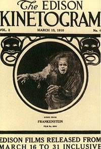 EDISON KINETOGRAM magazine side cover 15 March 1910